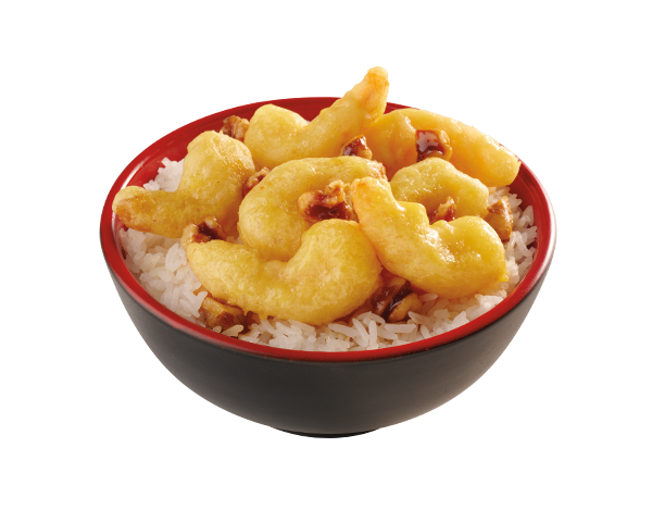 Honey Walnut Shrimp Rice Bowl