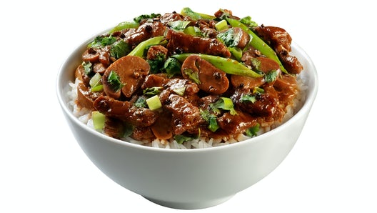 Black Pepper Beef and Mushroom